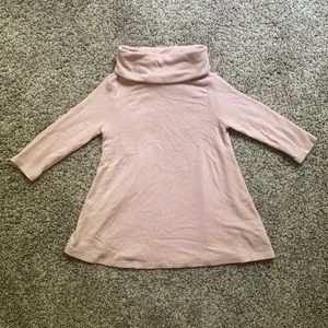Old Navy Blush Pink Soft Cowl Neck Dress